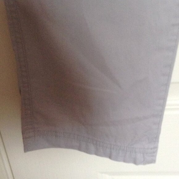 Eddie Bauer Women's Cargo Pants Light Gary Size 14 Casual Pockets Straight Leg - Picture 5 of 10